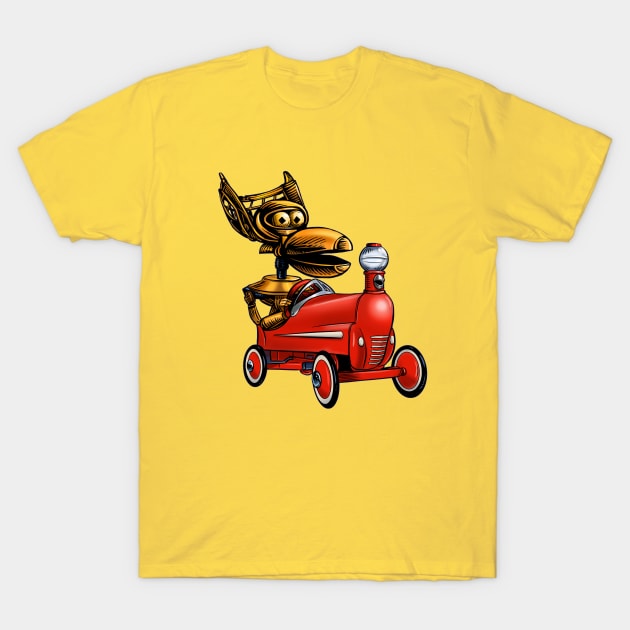 MST3K Pedal Car T-Shirt by ChetArt